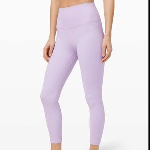 lululemon Align HR pant 25 lavender dew
